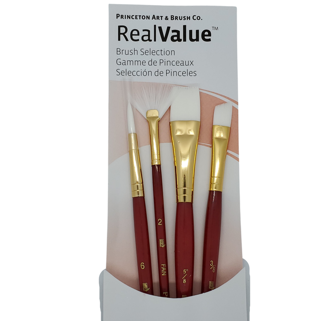 Princeton Real Value Series Green Handled Brush Sets